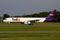 N951FD @ ORF - FedEx N951FD (FLT FDX399) rolling out on RWY 5 after arrival from Memphis Int'l (KMEM). This aircraft was converted to a freighter in 2011. Formerly with British Airways as G-CPEM.