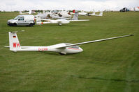 D-2358 @ X5SB - Rolladen-Schneider LS4-b, Sutton Bank UK, August 2011. - by Malcolm Clarke