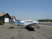 N5055B @ SZP - 1955 Beech F35 BONANZA, Continental E-225-8 225 Hp - by Doug Robertson