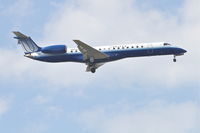 N842HK @ KORD - Trans States / United Express Embraer EMB-145LR, LOF3416 arriving from Will Rogers World /KOKC,  RWY 10 approach KORD. - by Mark Kalfas