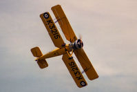 G-AHSA @ EGTH - Avro 621 Tutor, Old Warden in 1990. - by Malcolm Clarke