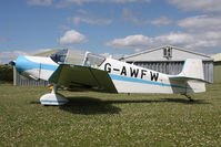 G-AWFW @ X5FB - Jodel D-117, Fishburn Airfield, July 2010. - by Malcolm Clarke