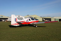 G-CBBT @ X5FB - Scottish Aviation Bulldog T.1, Fishburn Airfield, January 2012. - by Malcolm Clarke