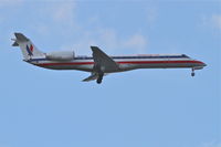 N642AE @ KORD - American Eagle Embraer EMB-145LR, EGF3909 arriving from Mc Ghee Tyson /KTYS, RWY 10 approach KORD. - by Mark Kalfas