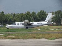 N823SB @ POC - Picking up speed while passing taxiway Echo - by Helicopterfriend