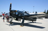 N7825C @ KRIV - CAF bearcat on display at the March AFB airshow - by Nick Taylor
