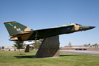 67-0100 @ LSV - USAF General Dynamics F-111A Aardvark 67-0100 on display at Freedom Park, Nellis AFB. - by Dean Heald