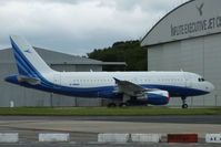 G-NMAK @ EGSS - Al-Kharafi Group Airbus A319-115XCJ in a new colour scheme - by Chris Hall