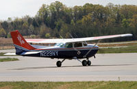 N229NY @ KRMN - Resplendent in her CAP uniform, this Skyhawk is returning home to Maxwell AFB in Alabama. - by Daniel L. Berek