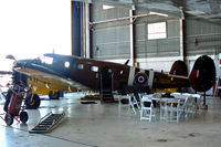 N70GA @ ADS - CAF Beech 18 in the Cavanaugh Flight Museum Hanger at Addison Airport - by Zane Adams