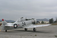 N7613C @ KRAL - T-6G 49-3243 taxi out - by Nick Taylor