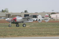 N7723C @ KRAL - Landing roll