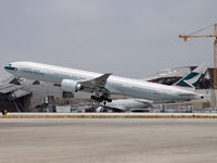 B-KPT @ KLAX - Cathay 777 leaves for Hong Kong