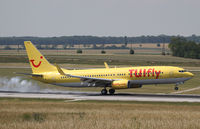 D-AHFX @ LOWW - TUIFly Boeing 737 
It is my 1000th picture here! - by Thomas Ranner