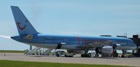 G-BYAW @ EGFF - At EGFF ready for flight to LTAI. - by Derek Flewin