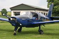 G-BHWK @ X5FB - Morane-Saulnier MS-880B Rallye Club, Fishburn Airfield, June 2012. - by Malcolm Clarke
