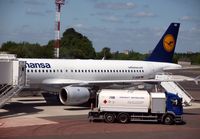 D-AIQB @ EYVI - Before boarding airplane @ Vilnius(VNO) for the flight to Frankfurt - by gbmax