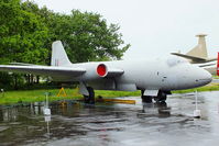 WH846 @ X4EV - The Museum's Canberra T4 was with 231 OCU, then 3 Squadron at Geilenkirchen, on the Station Flight at Laarbruch and with 100 Squadron at Wyton, until storage at St Athan in 1977. It was in storage at Samlesbury before coming to Elvington in May 1988. - by Chris Hall