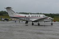 G-BVMA @ EGFH - Brief visit by Super King Air of Dragonfly Aviation Services. - by Roger Winser