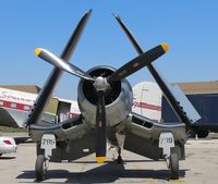 N83782 @ CNO - Double Wasp is a two-row, 18-cylinder, air-cooled radial aircraft engine with a displacement of 2,804 in - by Helicopterfriend
