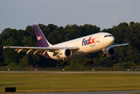 N689FE @ ORF - FedEx Christoff N689FE (FLT FDX399) from McGhee Tyson Knoxville Airport (KTYS) landing RWY 23. This is the 3rd to last A300F4-605R to come off the assembly line (4th to last if you go by construction number).