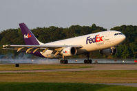 N689FE @ ORF - FedEx Christoff N689FE (FLT FDX399) from McGhee Tyson Knoxville Airport (KTYS) landing RWY 23. This is the 3rd to last A300F4-605R to come off the assembly line (4th to last if you go by construction number).