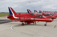 XX319 @ EGSH - Sat on stand at SaxonAir with its ram air turbine deployed. - by Matt Varley