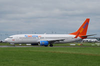 C-FYLC @ EIDW - Seen about to depart off Rwy 28 at EIDW. (On summer lease to TOM) - by Noel Kearney