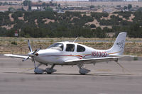 N563CD @ SAF - On the ramp in Santa Fe, New Mexico.