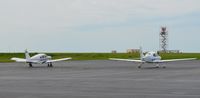 N25DZ @ BUF - N4964S (c/n 28R-35684) registered to Air Fair Corp of Hamburg, New York and N25DZ (c/n 1783) registered to Cigar Army One Inc of Tampa, Florida seen at KBUF.