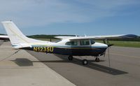 N1235U @ KBRD - Cessna 210N Centurion on the line in Brainerd, MN. - by Kreg Anderson
