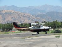 N6328P @ POC - Taxiing on taxiway Sierra towards 26L - by Helicopterfriend