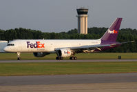 N997FD @ ORF - FedEx Analise N997FD (FLT FDX399) rolling out on RWY 5 after arrival from Memphis Int'l (KMEM). This is a 757-230(SF) that was with Air Italy until Oct 2009. Stored at VCV and then converted to a freighter and completed in Apr 2011.