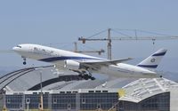 4X-ECD @ KLAX - Departing LAX on 25R - by Todd Royer