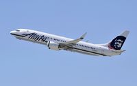 N536AS @ KLAX - Departing LAX on 25R - by Todd Royer