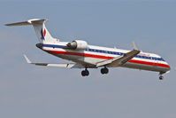 N508AE @ KORD - American Eagle Bombardier CL-600-2C10 , EGF3765 arriving from KDEN, RWY 14R approach KORD. - by Mark Kalfas