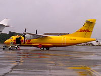 ZS-OVP @ GLRB - FLYING FOR DHL - by NOKIA X2