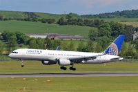 N29129 @ EGPH - Arrival from Newark on rwy 26...... - by Holger Zengler