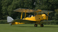 G-AOEI @ EGTH - 3. G-AOEI taxiing to runway at Shuttleworth (Old Warden) Aerodrome. - by Eric.Fishwick