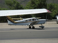 N2195M @ SZP - 1979 Piper PA-28-236 DAKOTA, Lycoming O-540-J3A5D 235 Hp, landing roll Rwy 22 - by Doug Robertson