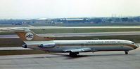 5A-DIE @ EGLL - Boeing 727-2L5 [21230] (Libyan Arab Airlines) Heathrow~G 1977. Image taken from a slide dated 1977. - by Ray Barber