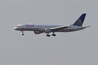 N588UA @ KORD - United Airlines Boeing 757-222, UAL586 arriving from KSFO, RWY 27L approach KORD. - by Mark Kalfas