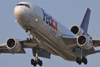 N372FE @ KORD - FedEx Mcdonnell Douglas MD-10-10F Mackenzie, FDX398 arriving from Memphis/KMEM, RWY 28 approach KORD. - by Mark Kalfas