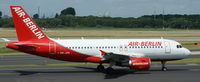 HB-JOY @ EDDL - Belair (Air Berlin cs.), on the taxiway for departure at Düsseldorf Int´l (EDDL) - by A. Gendorf