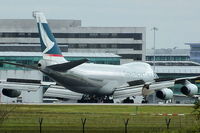 B-HUP @ EGCC - Cathay Pacific - by Chris Hall