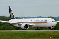 9V-SWK @ EGCC - Singapore Airlines - by Chris Hall