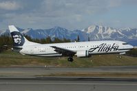 N796AS @ PANC - Alaska Airlines Boeing 737-400 - by Dietmar Schreiber - VAP