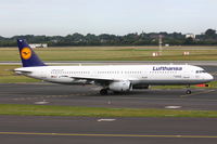 D-AIRA @ EDDL - Lufthansa, Airbus A321-131, CN: 0458, Name: Finkenwerder - by Air-Micha