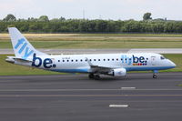 G-FBJF @ EDDL - Flybe, Embraer ERJ-175STD, CN: 17000341 - by Air-Micha