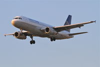 N416UA @ KORD - United Airlines Airbus A320-232, UAL998 arriving from Seattle-Tacoma International / KSEA, RWY 28 approach KORD. - by Mark Kalfas